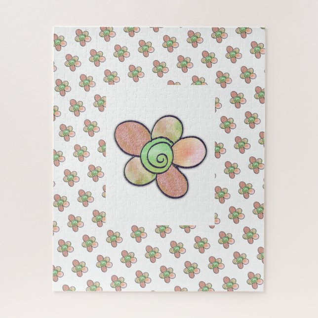 Puzzles Floral Flowers  (Vertical)