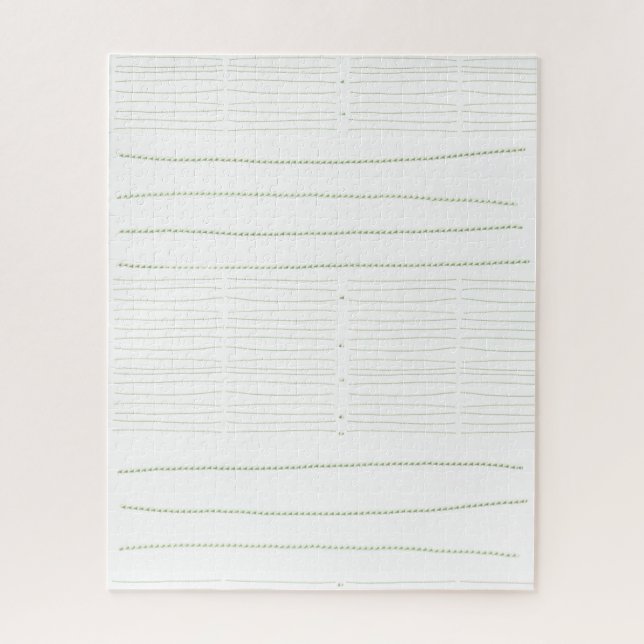 Puzzles Green Stripes (Vertical)