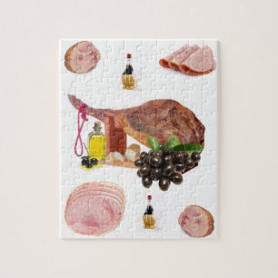 Puzzles Ham Olive Oil Olives