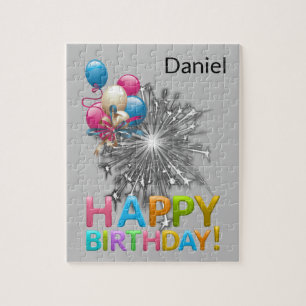 Puzzles Happy Birthday Balloons