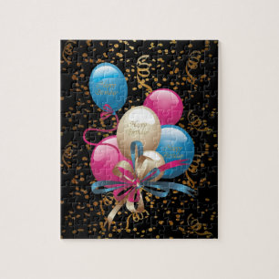 Puzzles Happy Birthday Balloons