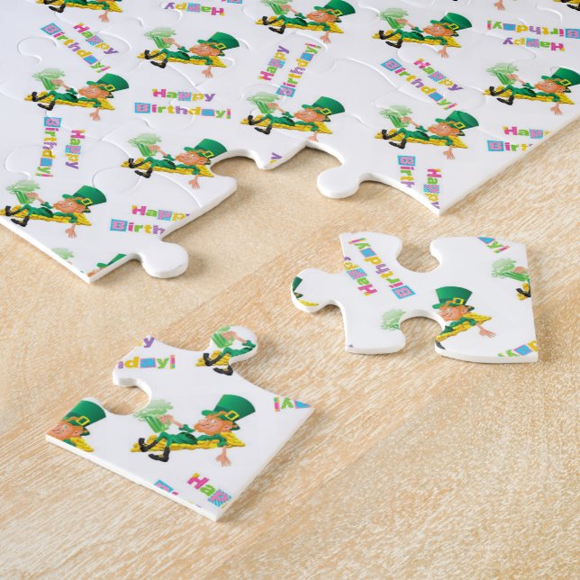 Puzzles Happy St. Patrick's Day Happy Birthday (Side)