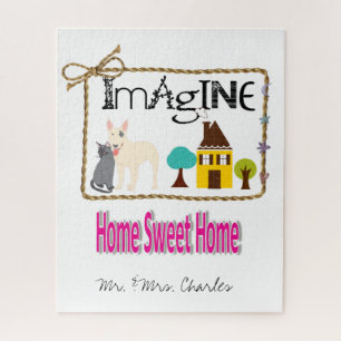 Puzzles Home Sweet Home, Dog Cat House