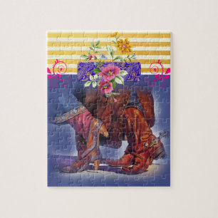 Puzzles Line Dancing Country Stripe