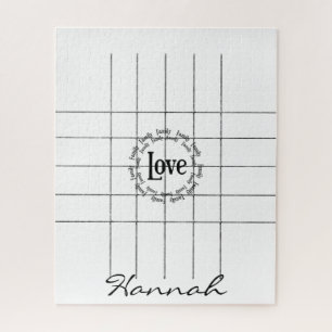 Puzzles Love Black Lines 