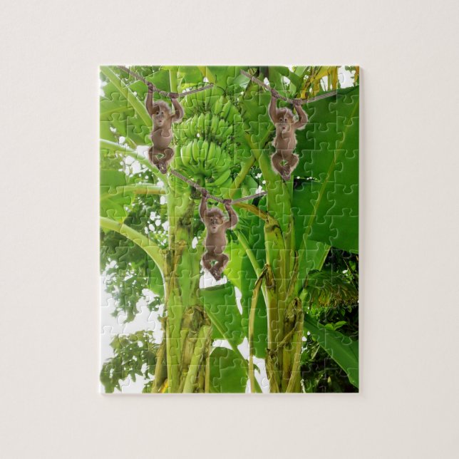 Puzzles Monkey Banana Tree (Vertical)