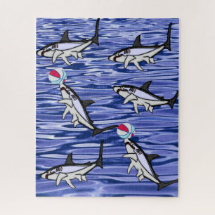 Puzzles Ocean Blue Sharks