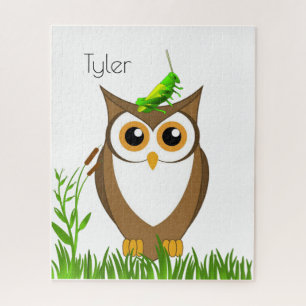 Puzzles Owl Grasshopper