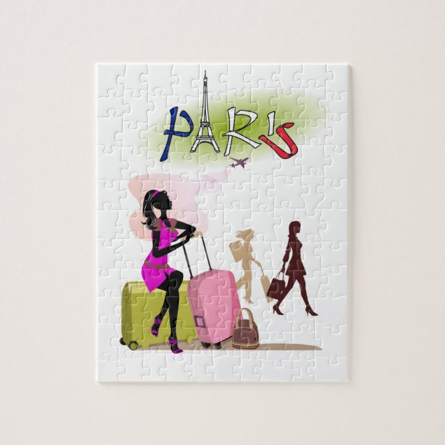 Puzzles Paris France Vacation (Vertical)