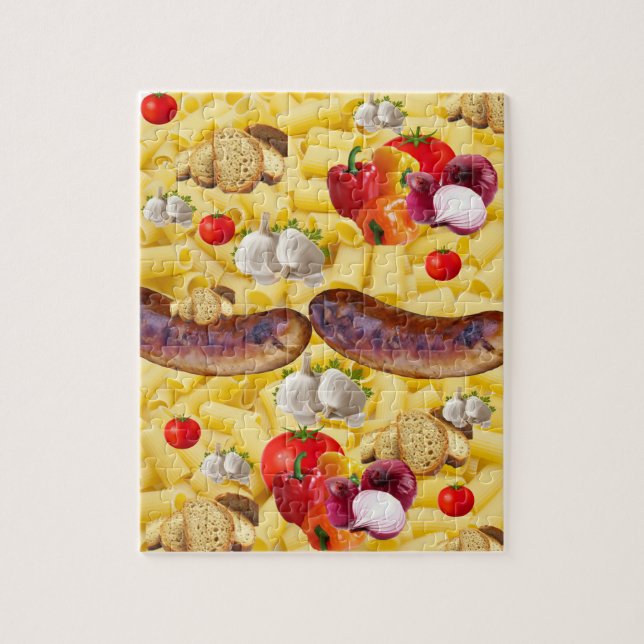 Puzzles Pasta Penguin Bread Tomato (Vertical)