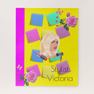 Puzzles Pastel Colours Stylist Beauty Salon