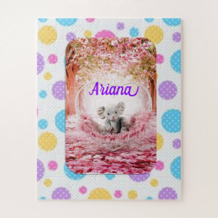 Puzzles Pink Elephant