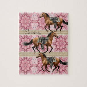 Puzzles Pink Horses