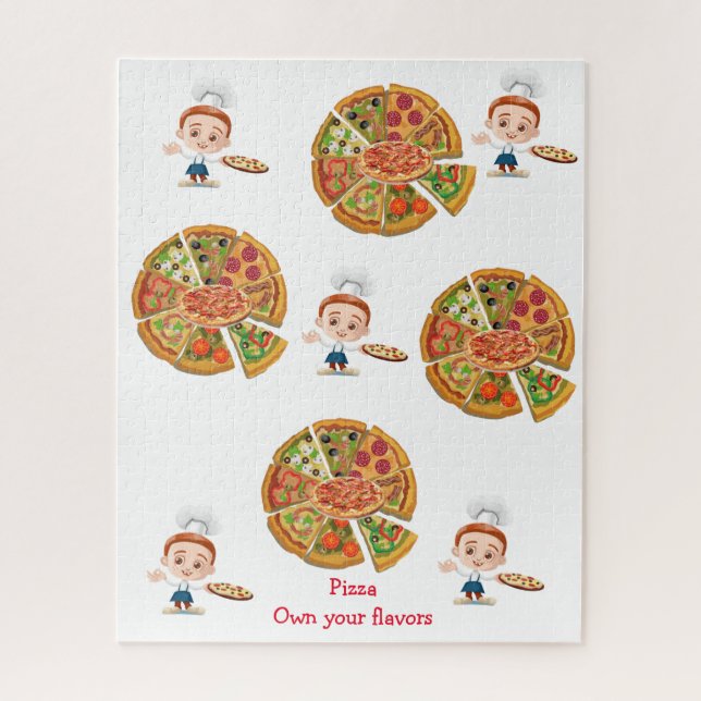 Puzzles Pizza Pie Own your Flavours (Vertical)