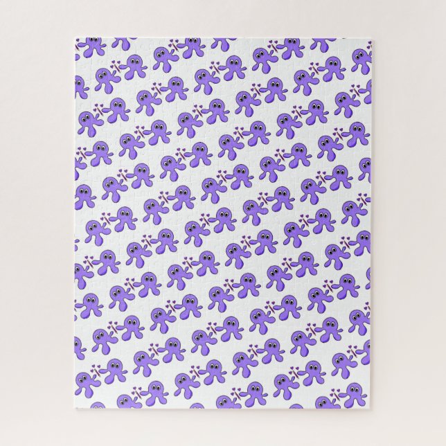 Puzzles Purple Octopus (Vertical)