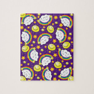 Puzzles Rainbows Clouds Sun Stars