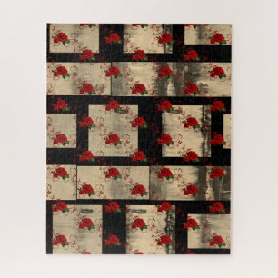 Puzzles Red Rose