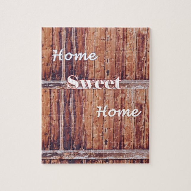 Puzzles Rustic Wood Home Sweet Home (Vertical)