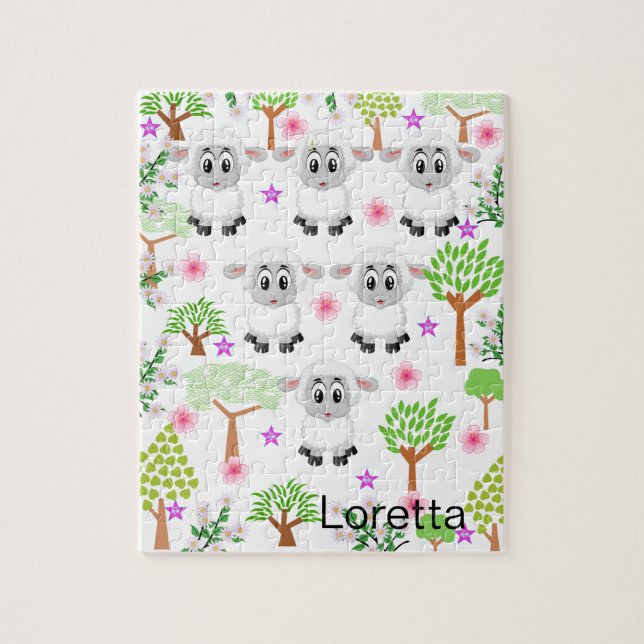 Puzzles Sheep Trees (Vertical)