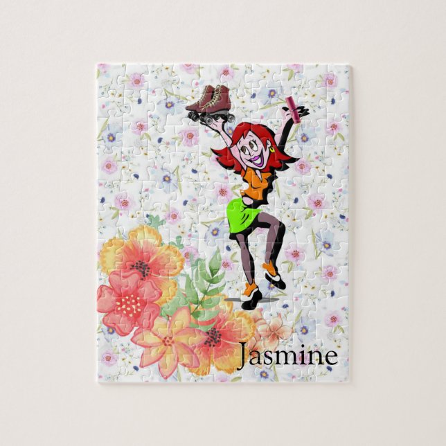Puzzles Skating Floral (Vertical)