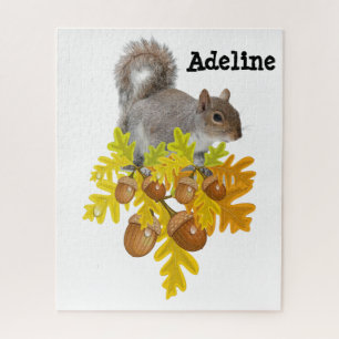 Puzzles Squirrel Acorn