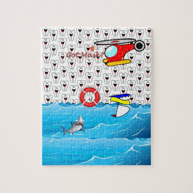 Puzzles Teeth Got Mask Toilet Paper Covid19 (Vertical)