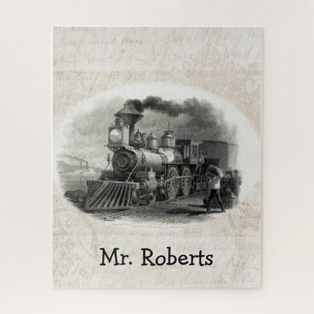 Puzzles Vintage Trains (Vertical)