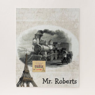Puzzles Vintage Trains Paris France 