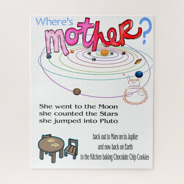 Puzzles Where's Mother? (Vertical)