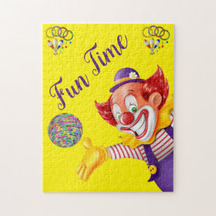Puzzles Yellow Clown
