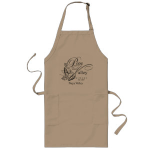 PV Winery Apron- khaki Long Apron