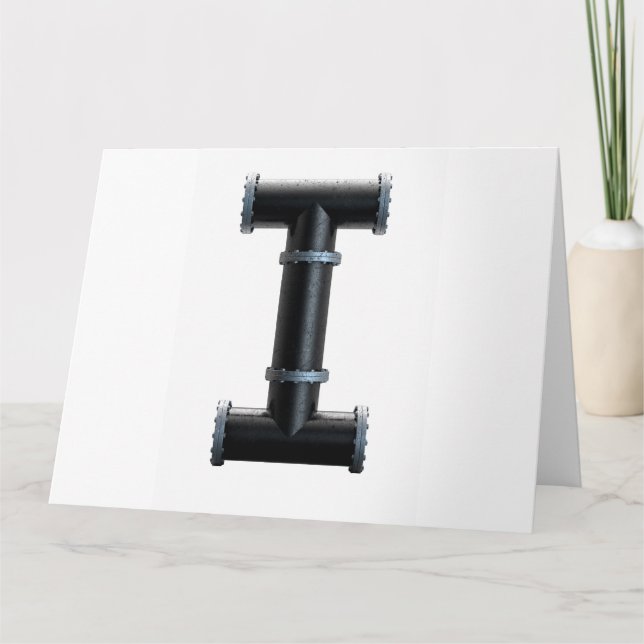 PVC Pipe Letter Concept Card (Front)