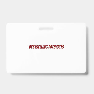 PVC Plastic Badge ID Badge