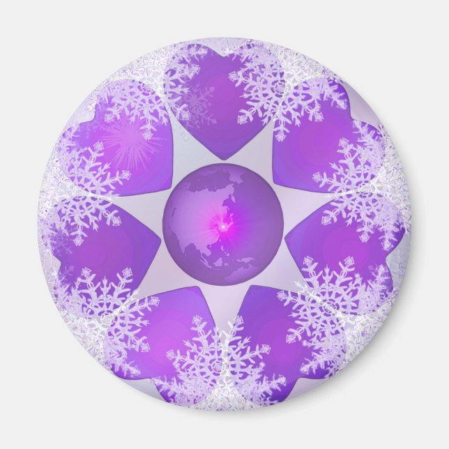 PW Snowflake Magnet (Front)