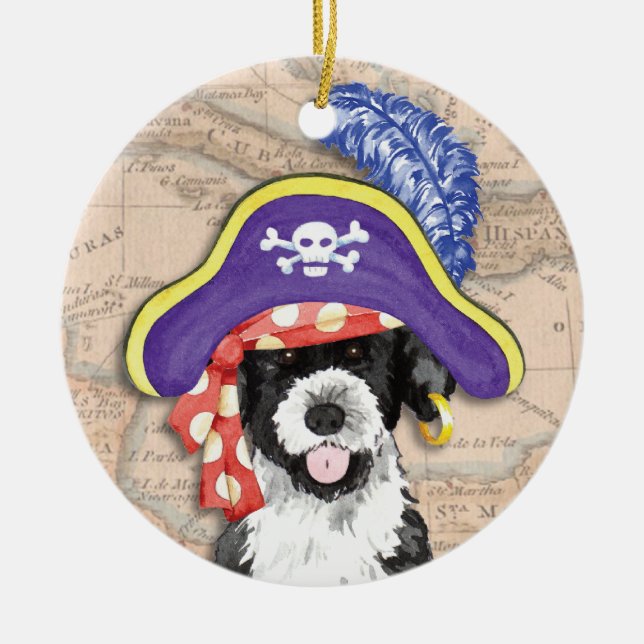 PWD Pirate Ceramic Tree Decoration (Front)