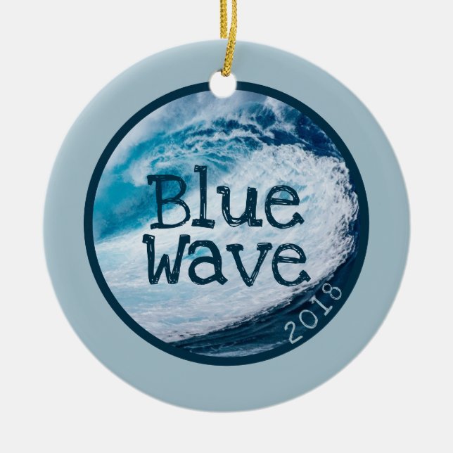 PWDP Blue Wave ornament (Front)