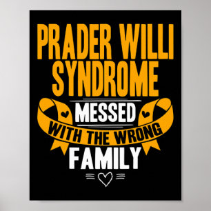 Pws Awareness - Prader Willi Syndrome  Poster