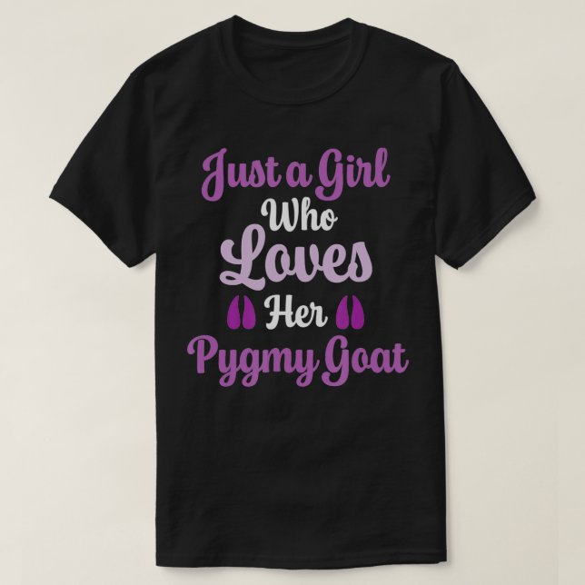 Pygmy Goat Gift for Women Who Love Their Pygmy Goa T-Shirt (Design Front)