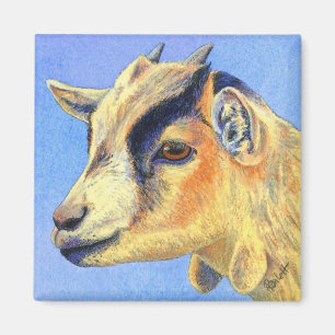 Pygmy Goat Magnet - "Sunny Goat"