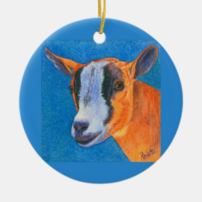 Pygmy Goat Ornament (Front)