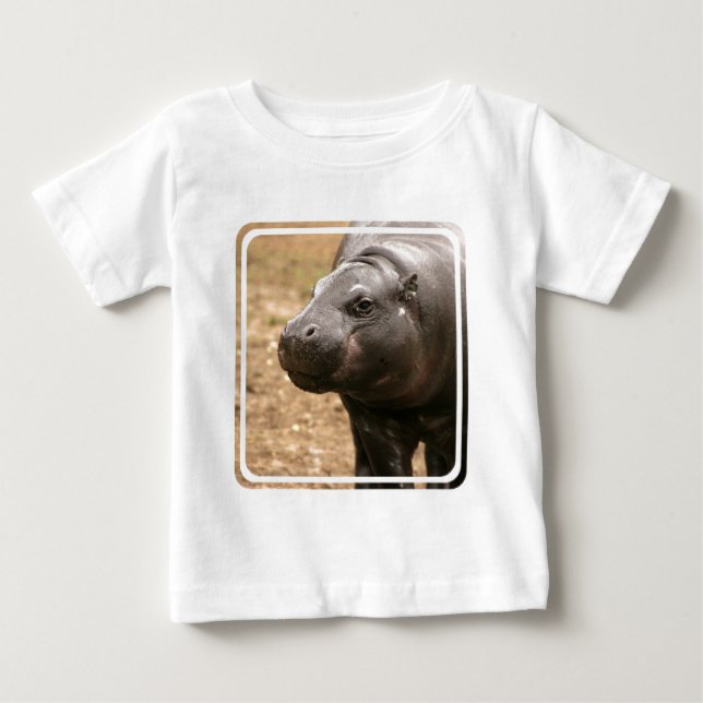Pygmy Hippo Baby T-Shirt (Front)