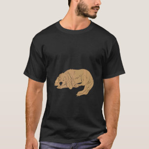 Pyjamas Child Snooze Light Golden Retriever Sleep T-Shirt