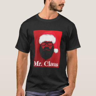 Pyjamas Mens Mr And Mrs Claus Couples Matching Chr T-Shirt