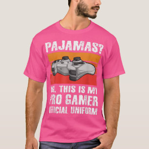 Pyjamas No Pro Gamer Funny Video Games Boys Teens  T-Shirt