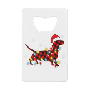 Pyjamas Red Buffalo Plaid Dachshund Dog Merry Chri