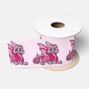 Pynky the dragon satin ribbon