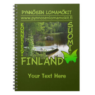 Pynnösen Lomamökit custom notebook
