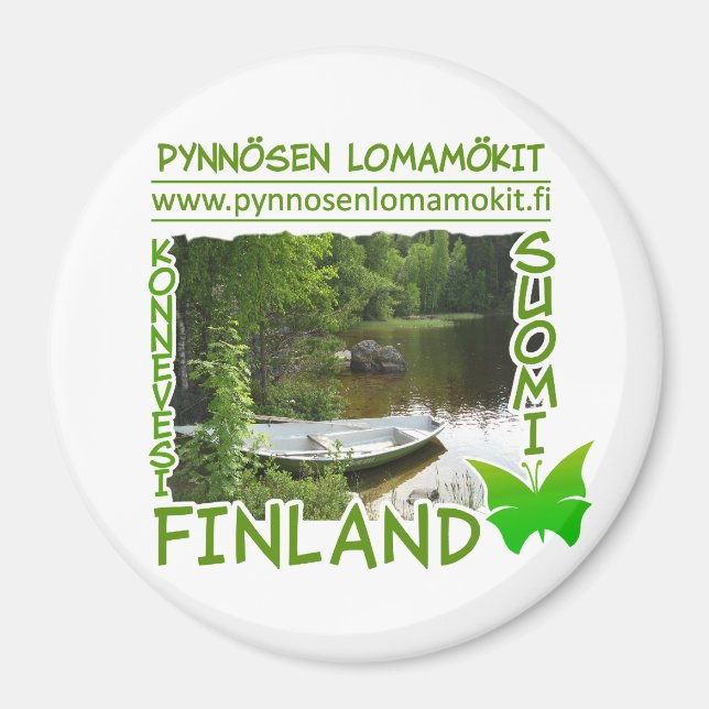 Pynnösen Lomamökit magnet (Front)