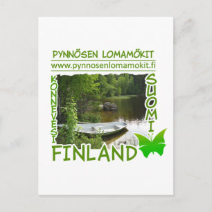 Pynnösen Lomamökit postcard - customise
