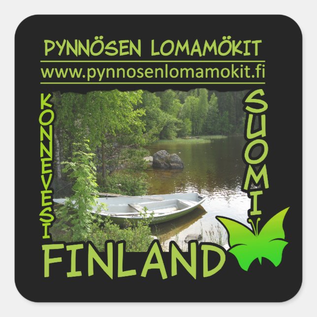Pynnösen Lomamökit stickers (Front)